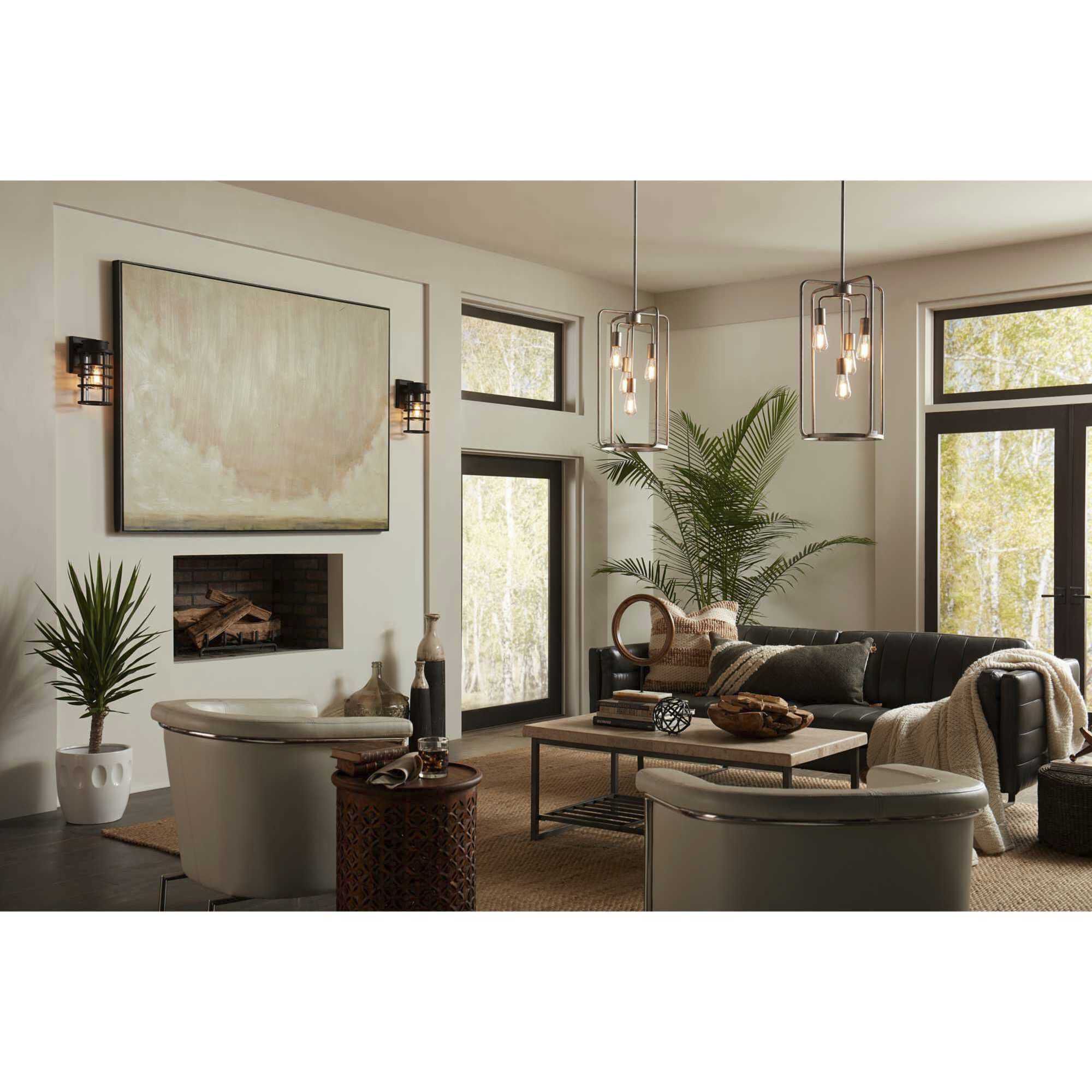 Port Royal 1 Light 13 inch Textured Black Outdoor Wall Lantern, with DURASHIELD, Small